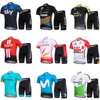 Wholesale Tour de France short sleeve suit men s summer breathable cycling shirt road mountain bike riding top