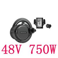 Wholesale 48V W fun Bafang Mid Drive Central Motor C965 LCD BBS02 Latest Controller Crank Motor Eletric Bicycles Trike Conversion DIY Ebike Kits