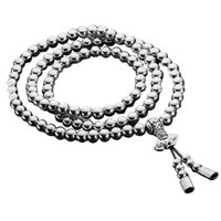 Wholesale Chokers Stainless Steel Buddha Beads Necklace Chain Durable Waterproof
