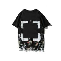 Wholesale off T shirt starry sky fireworks short sleeved summer fashion brand couple men and women pure cotton T shirt Cowboy688