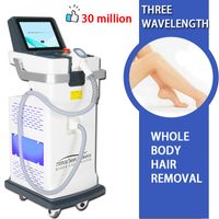 Wholesale 2021 big power permanent laser hair removal soprano ice nm nm nm diode head High quality beauty machine