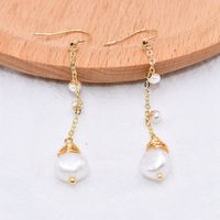 Wholesale Fashion Charm Earrings Pear Pendant eardrop contracted long Tag Simple For Women Wedding Party Jewelry Gift