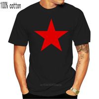 Wholesale Men s T Shirts Communist Five Pointed Red Star Socialism T Shirt Ussr Soviet Ccp Unique Design Top Tees Summer Men Hip Hop Slim Fit S