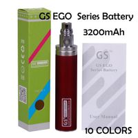 Wholesale Greensound Rainbow Vape Pen GS Ego II mah Battery Capacity Electric Cigarette DHL Free