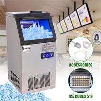 Wholesale Commercial Ice Maker Machine Beverage Machinery Kitchen Refrigeration Equipment Coolers American Standard ZOKOP BY PF W KG H V HZ