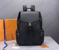 Wholesale M30419 OUTDOOR Backpack Leather Monograms Eclipse Canvas Vintage Laptop Backpacks With Snap Buckle Luxurys Black Blue Flower Designers School Bags M30417