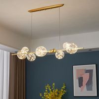 Wholesale Pendant Lamps Nordic Living Room Chandelier Simple Modern Gypsophila Bedroom Bubble Light Magic Bean String Restaurant