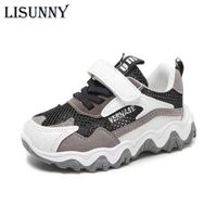 Wholesale New Baby Sneakers Fashion Children Flat Shoes Infant Kids Baby Girls Boys Solid Stretch Mesh Sport Run Sneakers Sandals