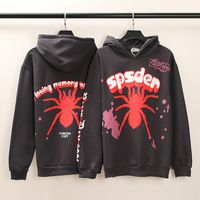 Wholesale Yams Day Classic Spider with Fashion Brand New Printing Couple Hooded Cashmere Sweater for Men Women