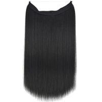 Wholesale Synthetic Wigs TOPREETY Halo Hair Invisible Elastic Wire Hidden Hairpieces No Clip Glue Heat Resistant Fiber TPYLS90