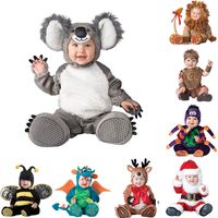 Wholesale Mascot doll costume Years Baby Boys Girls Cartoon Dinosaur Koala Flowers Rompers Kids Party Role Play Dress Up Outfit Halloween Costume