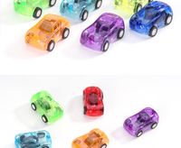 Wholesale Compare with similar Items Mini Plastic Transparent Pull Back Car Easter Egg Filler Cute Plastic Car Toys for Promotion Gifts