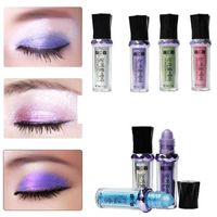 Wholesale Eye Shadow Beauty Single Roller Color Roll on Eyeshadow Glitter Pigment Loose Powder Makeup Tool Cosmetics