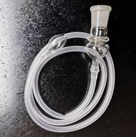 Wholesale Clear Glass Vaporizer Whip for Replacement Diameter mm Snuff Snorter Vaporizer Hose Inch Long Pipe Parts Cleaner Mouth Tips motshop