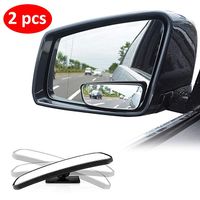 Wholesale Kayme Blind Spot Mirrors Rectangular Hd Glass Car Side Mirror Big Wide Angle Adjustable Protection For Traffic Safety pack