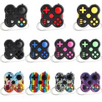 fidget cubes 2022 - Fidget Pad Controller Handle Game Focus Sensory Press Toy Fidgets Cube Puzzle Decompression Finger for Kids Adults Autism Anxiety Stress Relief Dice Toys Gifts