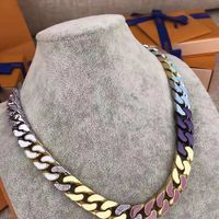 Wholesale high qualtiy brand designers Necklaces Pendants female tide cold wind Korean version of the letter clavicle chain simple personality temperament Chokers Jewelry