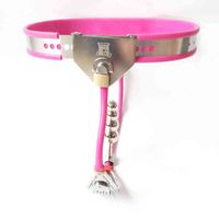 Wholesale NXY Erotic Urethral Lock Female Strap on Chastity Belt Metal Device Anal Plug Bdsm Bondage Game Adult Toys Erotic Devices for Woman