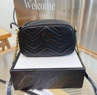 Wholesale High Quality luxurys G designers Fashion womens CrossBody bag Shoulder Bags Letter Handbag ladies purse Chains Cross Body Clutch Camera Handbags