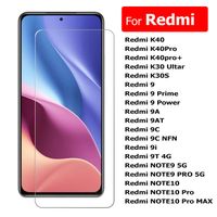 Wholesale For XIAOMI Redmi K40 PRO K30S REDMI PRIME POWER A AT C NFN I T Note9 note10 g pro max D Tempered Glass PHONE Screen Protector
