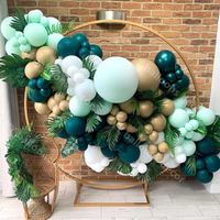 Wholesale DIY Macaron Blue Pastel Balloons Garland Arch Kit Duck Green Birthday Wedding Baby Shower Anniversary Party Decoration X0726
