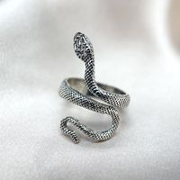 Wholesale Quick Selling Hook Line Paint Tongling Snake Ring for Men and Women