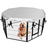 Wholesale Other Bird Supplies Pet Playpen Cover Dog Crate For Outdoor And Indoor Double Side Waterproof Windproof Shade Cage Large Size