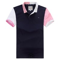 Wholesale Men s Polo Short Summer Homme Polos Casual Fashion Cotton Spandex Stretch Fabric Comfortable Big size XL Park Men TEES France LOGO French style