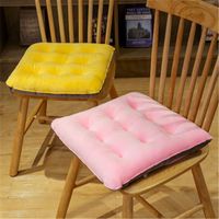 Wholesale Cushion Decorative Pillow Fashion Sale Simple And Thickened Snow Plush Seat Office Chair Sofa Cushion Fat Mat Futon Tatami Floor Homecushion