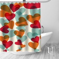 Wholesale Shower Curtains Custom Papel Deco De Perritos Bath Curtain Fabric Modern Bathroom Beautiful Decor