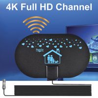 Wholesale OEM Digital Antenna Tv Receiver Indoor Miles HDTV Antennas With Amplifier Signal Booster Digitals Antena DVB T2 TVs Aerial