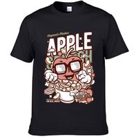 Wholesale Men s T Shirts Style Hand painted And Women s Cotton Loose T shirt Street Hip hop Anime Cartoon Series Tops Funny Personali