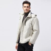 Wholesale Men s Jackets Waterproof Jacket Winter Feece Warn Miltary Windproof Hooded Coat