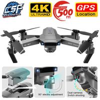 Wholesale Drones Drone SG901 SG907 GPS Dron Camera HD k P G WIFI Dual Electronic Anti shake Character Follow Quadcopter With
