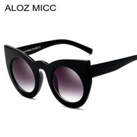 Wholesale ALOZ MICC Women Sunglasses Big Frame Mirror Glasses Chunky Cat Eye Sunglasses Women Designer Sunglasses A019 liang0899