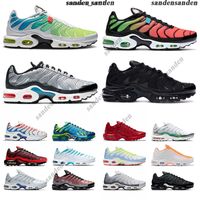 Wholesale tn plus se running shoes for men women big size us worldwide black white rainbow crater sports sneakers trainers eur