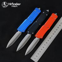 Wholesale Tactical Combat Knife stonewash D2 Blade black T6 Aviation aluminum handle outdoor tool camping fishing Utility hunting knives survival knifes pocket EDC
