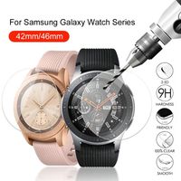 Wholesale 9H Clear Scratch Resistant Anti scratch Tempered Glass Protector Film For Samsung Galaxy Watch mm mm Watch3 mm Gear S3 S2