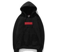 Wholesale Fashion Pullover Hoodies Summer Classic Embroidery Red Mark Hooded Long sleeved Men s Sweater