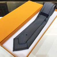 Wholesale Men Necktie Design Mens Ties Fashion Neck Tie Style Letter Embroidery Luxurys Designers Business Cravate Neckwear Corbata Cravattino