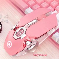 Wholesale Mice Wired Macro Programming Metal Mechanical Mouse LED Breathing Light Gear DPI Adjustable Computer Laptop Gaming