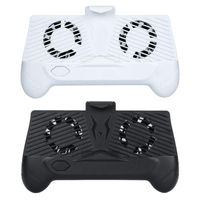 Wholesale Game Controllers Joysticks Mobile Controller With Radiator Phone Cooling Pad Gaming Grip Handle Bracket Black Gamepad