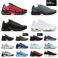 Wholesale Tn Plus Requin Terrascape Running Shoes Eur Mens Womens Reflective Tns Black Grey Corduroy White Speed Trainers Designer Sports Sneakers Big Size Us