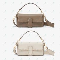 Wholesale Designer Handbags Women s Baguette Bags Leather Hand Stitched Shoulder Bag High Quality Messenger Package Clutches Wallet colors cm BR600AH95F