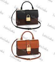 Wholesale M44141 M44654 LOCKY BB women shoulder bag purse cross body designer calf leather trim elbow carry handbag bag with box
