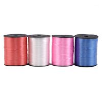 Wholesale Birthday Party Decorations Crafts Foil Curling Yards Multi Color mm Balloon Ribbon Roll DIY Gifts Wedding Supplies Decoration