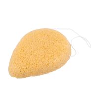 Wholesale Sponges Applicators Cotton Konjac Face Puff Water Drop Shaped Sponge Washing Yellow
