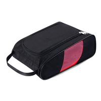 Wholesale Golf Bags Shoes Bag Breathable Portable Water Resistant Zipper Black Pink Blue Red Shoe Case Synthetic Fibers Carrier