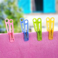 Wholesale 100pcs windproof clothespins plastic clothes clip Hanger underwear socks drying clip clothespins Hook GWD11713