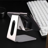 Wholesale Cell Phone Mounts Holders Sturdy Construction Silicone Aluminum Alloy Adjustable Desktop Stand Holder For Smart Suitable Office Kitchen Ta